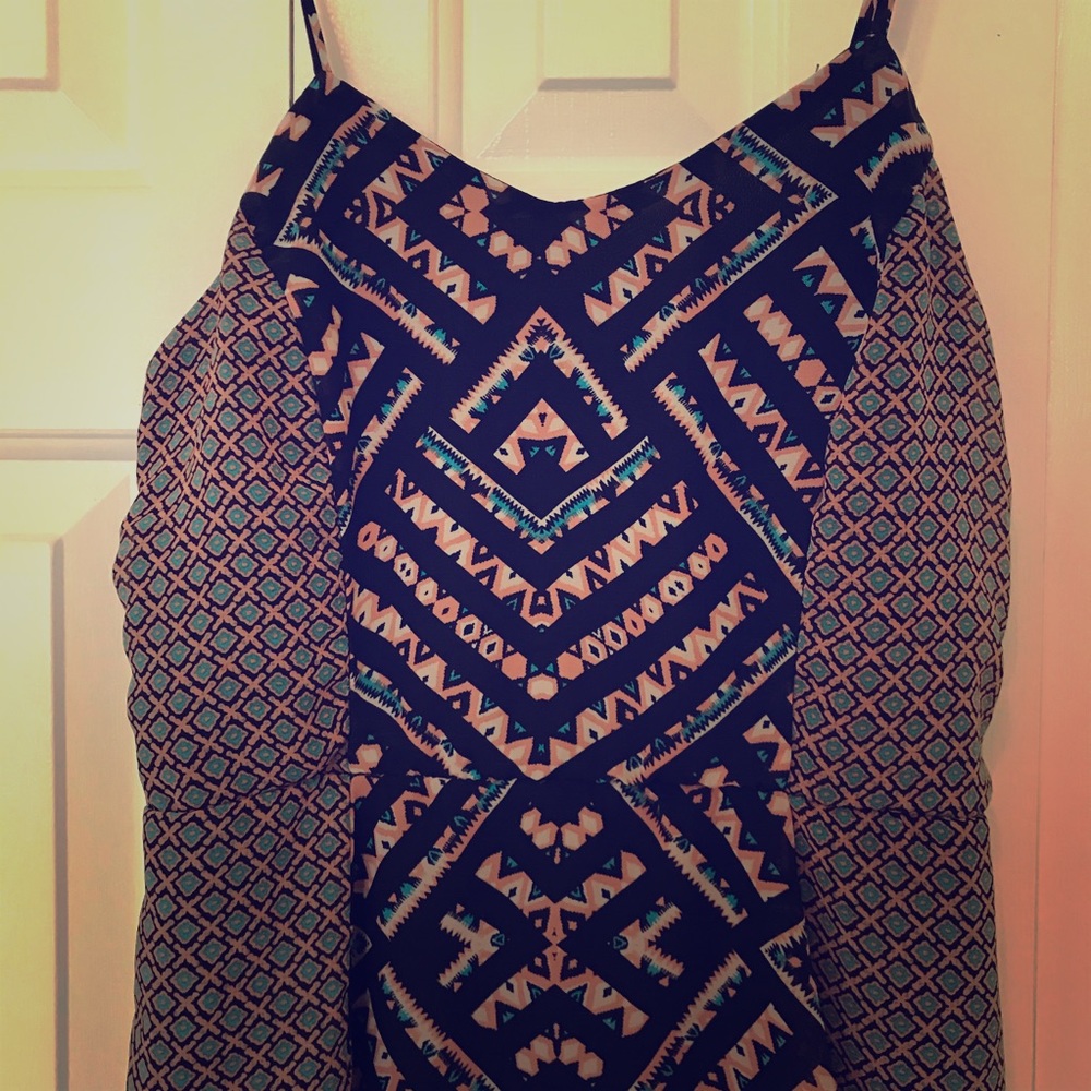 Xhiliration Tribal print sundress
